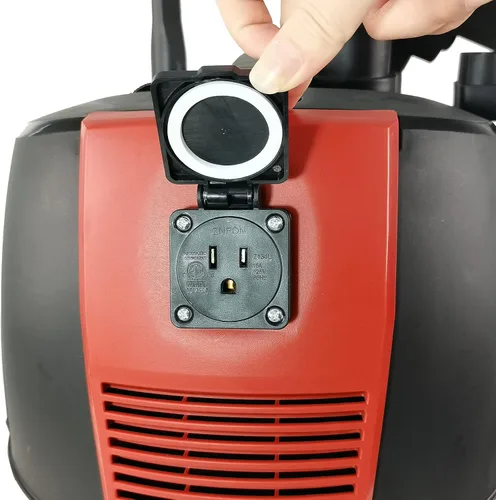Vista 2 de Extractor de polvo con filtro automático de limpieza, aspirador de filtro HEPA húmedo y seco de 8 galones, potente aspiradora de succión