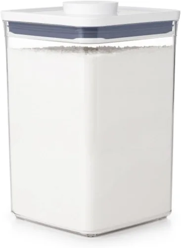 Vista 17 de OXO Good Grips POP - Recipiente hermético de almacenamiento de alimentos - Caja Grande Mini 1.1 Qt Ideal para bolsitas de té, suministros de Blanco
