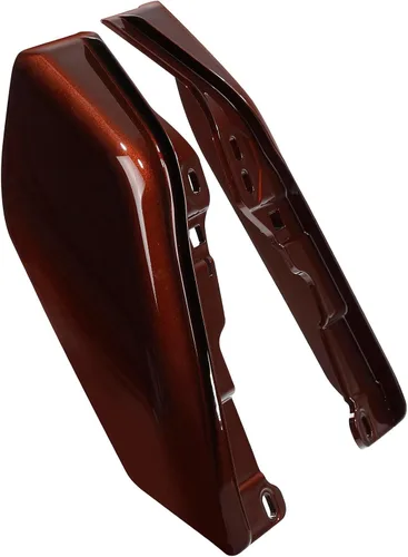 Vista 3 de HR3 Auburn Sunglo & Black Hole con escudo térmico de aire con marco medio deflectores compatibles con 2019 CVO Limited FLHTKSE Adecuado para Harley