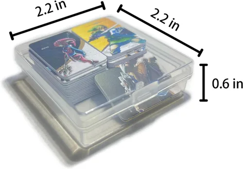 Vista 3 de amiinfc 36 tarjetas NFC para TLOZ BOTWTOTK, tamaño pequeño, compatible con Switch y Wii U