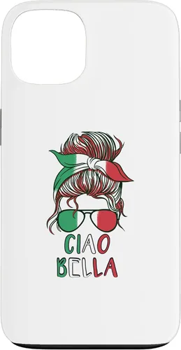 Vista 7 de Ciao Bella Italian Woman with Sunglasses Flag Italy Colors Case for iPhone 17