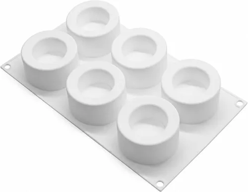 Vista 8 de Molde de esfera de silicona de 15 cavidades, 1.65 pulgadas Mini molde redondo para pastel de mousse para chocolate, trufas, gelatina, pudín y helado