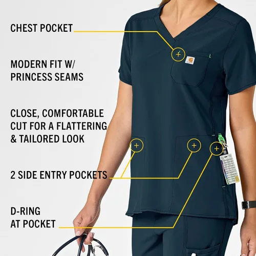 Vista 3 de Carhartt Women's Modern Fit Chest Pocket Top