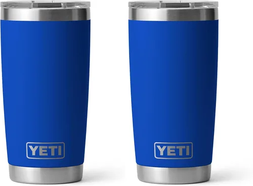 Vista 50 de YETI Rambler - Vaso de acero inoxidable con aislamiento al vacío de 20 onzas con tapa MagSlider Verde mar