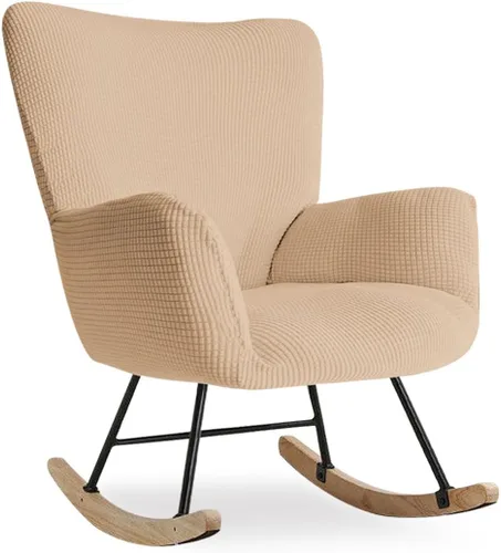 Vista 11 de Funda para silla mecedora de guardería, fundas elásticas para silla de lectura, funda de jacquard moderna para silla de lectura, protector para sala