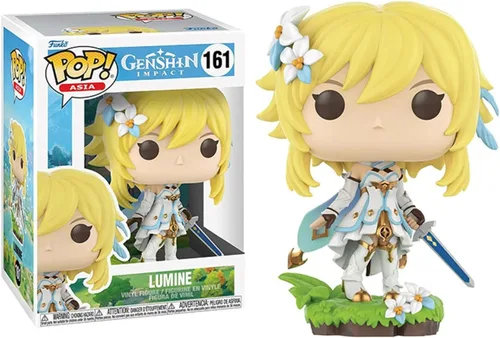 Vista 2 de POP Genshin Impact Lumine Funko Figura de vinilo (paquete con funda protectora de caja compatible), multicolor, 3.75 pulgadas
