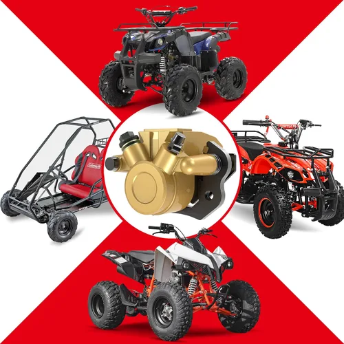 Vista 5 de Reemplazo de Pinza de Freno Trasero ATV 80T - Compatible con 90 cc 110 cc 125 cc 150 cc 200 cc 6.5 HP kt196 gx150 Kandi Baja TaoTao Chinese Go Kart