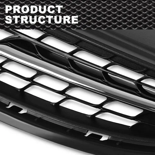 Vista 4 de CNNELL Rejilla compatible con Hyundai Elantra 2011 2012 2013