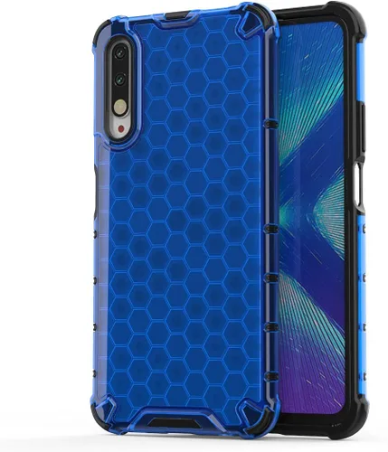 Vista 17 de Pzwoxukhov Funda compatible con Huawei Nova 3i, compatible con Huawei P Smart+ 2018 Honeycomb Anti-Drop Shock-Absorbing Case Negro