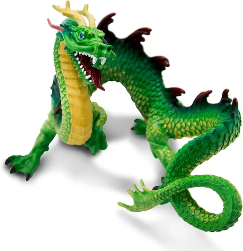 Vista 6 de Safari Ltd. Figura de dragón chino – Figura detallada de plástico de 6 pulgadas – Divertido juguete educativo de fantasía para niños, niñas y niños