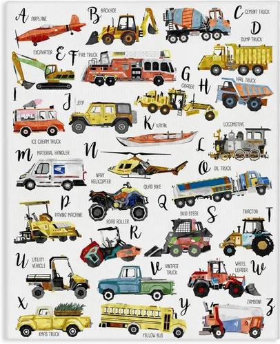 Vista 11 de Stupell Industries Letras mayúsculas y minúsculas del alfabeto arco iris ABC Multicolor