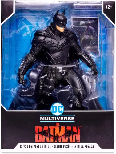 Vista 4 de McFarlane Multiverse The Batman de la película de Batman - Figura de lujo de 12 pulgadas, multicolor (el estilo de la figura puede variar)