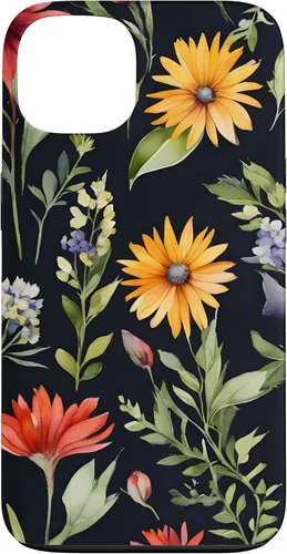Vista 7 de iPhone 16 Bouquet Acuarela Flores Acuarela Floral Botánico Case