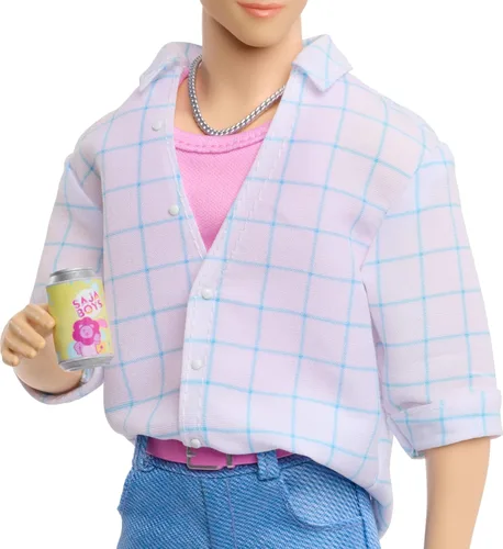 Vista 4 de Mattel Kpop Demon Hunters Saja Boys Jinu Fashion Doll con aspecto de rendimiento "Soda Pop" con 2 accesorios, inspirado en la película