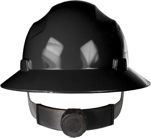 Vista 3 de EPP Por JORESTECH - Casco de Seguridad de Ala Completa Estilo HDPE con Suspensión de Trinquete Ajustable Para Trabajo, Hogar, y Protección General