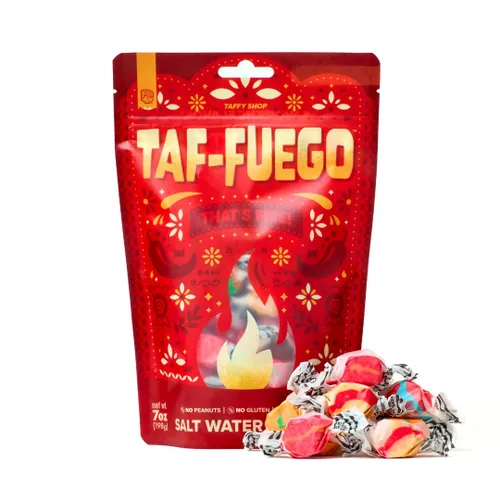 Vista 18 de Taffy Shop World's Best Taffy - Caramelos masticables suaves y gourmet, paquete variado, aperitivo dulce a granel, regalo fresco y sin gluten, 30