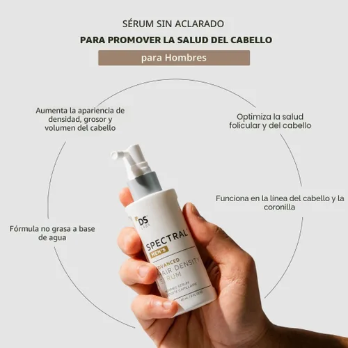 Vista 5 de DS Labs Spectral Suero de Densidad Capilar para Hombre (anteriormente Spectral.DNC-N), 60mL - Tratamiento Ligero de Uso Diario para un Cabello Más