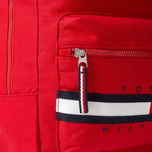 Vista 3 de Tommy Hilfiger Mochila Gino para hombre, Manzana roja