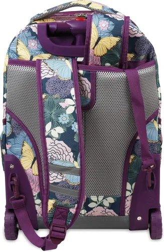 Vista 8 de J World New York Unisex Kid's Duo Rolling Backpack with Lunch Box Set, Secret Garden, One