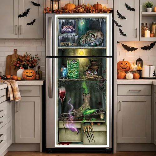 Vista 4 de The Beistle Company - Cubierta para puerta de refrigerador, 30 pulgadas x 5 pies, paquete de 1