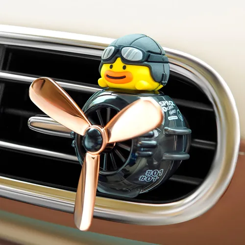 Vista 3 de Pilot Black Warrior Difusor de Coche con Hélice Giratoria, Ventilador de Salida de Aire Automotriz, Decoración Creativa de Perfume para Automóvil