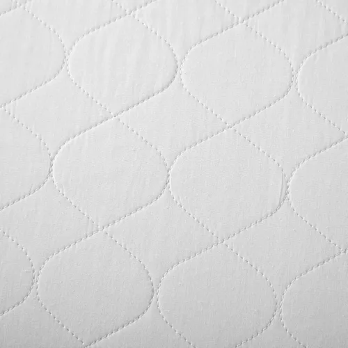 Vista 6 de Funda protectora de colchón de tamaño individual, impermeable, acolchada, ajustada, de algodón suave, lavable, con banda elástica