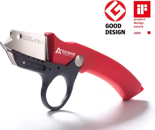 Vista 9 de Ascend Tools 6-4/5 pulgadas Pro Cable Aislamiento Chaqueta Eliminación/Cortadora Cuchillo y Herramienta de pelado de Alambre