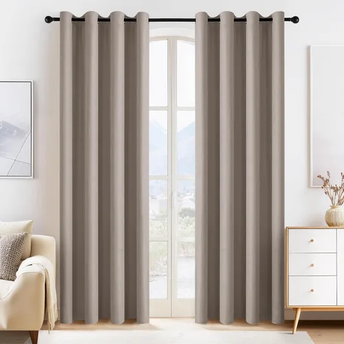 Vista 101 de PONY DANCE Cortinas para Autocaravana de 24 pulgadas de Largo, Cortinas Cortas para Baño y Cocina, Mini Cortinas de Privacidad para Camper