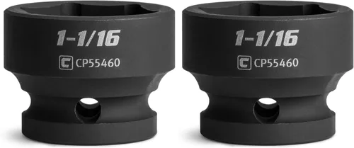 Vista 23 de Capri Tools Dado de impacto corto de 1 pulgada, transmisión de 1/2 pulgada, 6 puntos, SAE
