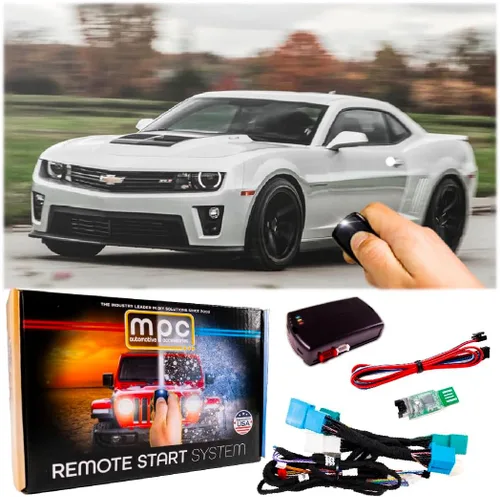 Vista 6 de MPC Arranque remoto compatible con Chevrolet Camaro 2010-2015 Plugin T-Harness - (2) controles remotos de 1 botón de rango extendido - Alcance