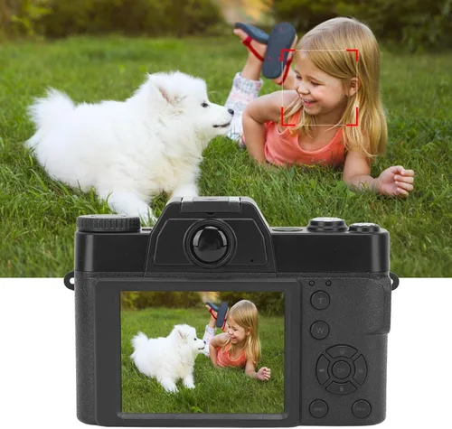 Vista 4 de Cámara digital, enfoque automático 48MP 16x zoom digital 4K Vlogging cámara como un