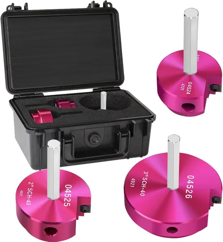 Vista 12 de Escariador de Tubería de PVC Cabezal de 1 Pulgada, Protector de Accesorios de PVC con Eje Hexagonal de 1/4 de Pulgada, Escariador de Accesorios