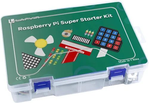 Vista 4 de LAFVIN Super Starter Kit para Raspberry Pi 5/4/4B/3B/3B+, Python C Java Scratch, con kit de tutorial para principiantes