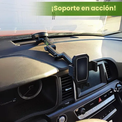 Vista 4 de Soporte de teléfono celular para camioneta, para conductores de camiones, ventosa resistente + almohadilla de salpicadero, soporte de iPhone