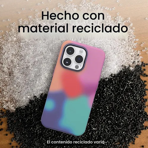 Vista 7 de Funda antimicrobiana OtterBox Symmetry Series Series+ con MagSafe para iPhone 14 Pro (SOLAMENTE) - Embalaje no minorista - Azul/Rojo Arizona Sunrise