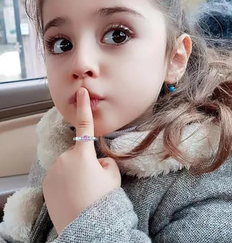 Vista 3 de Anillos clásicos de piedra natal para niñas y mujeres, tallas 1-10, circonita cúbica, acero inoxidable, anillo de cumpleaños, para madre, hija