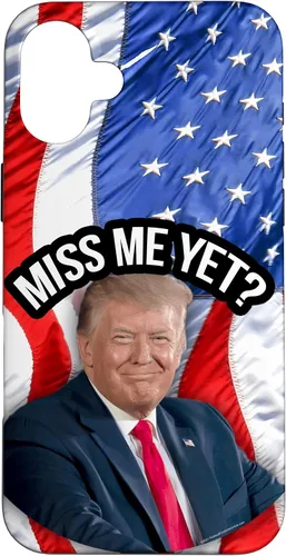 Vista 22 de iPhone 16 Anti-Biden Donald Trump Miss Me Yet Funny Political 2024 Case