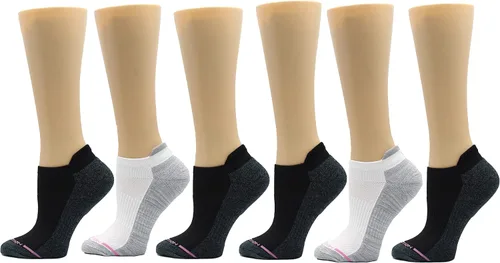 Vista 11 de Dr. Motion calcetines de compresión de corte bajo para mujer, 2 piezas