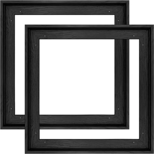 Vista 10 de Marco flotante para pintura en lienzo de 5 x 7 pulgadas con 0.6 a 0.8" de profundidad, paquete de 3 marcos flotantes para impresiones en lienzo