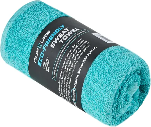 Vista 13 de NUKURA Toalla de sudor de gimnasio de 12 x 40 pulgadas, 450 GSM para entrenamiento al aire libre, correr, yoga, pickleball, padel, alta absorción
