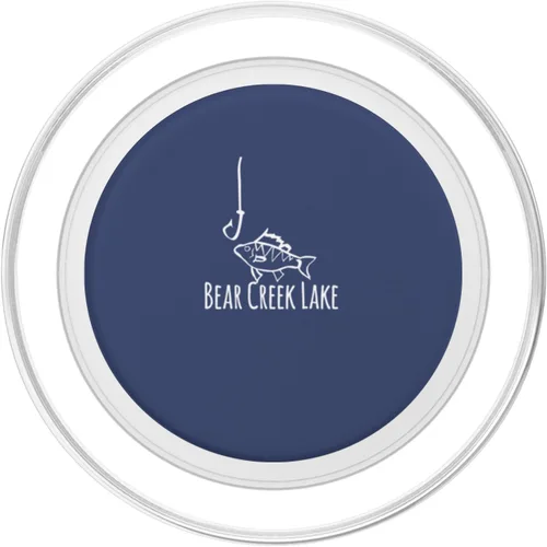Vista 2 de Bear Creek Lake Fish Fishing Hook Fisherman Cute Whimsical PopSockets MagSafe PopGrip for iPhone