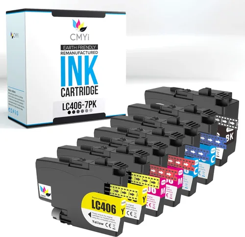 Vista 12 de LC406 Cartucho de tinta de repuesto negro para Brother MFC-J4335DW J4335DW XL J4340DW J4345DW J4345DW XL J4535DW J4535DW XL J4540DW J4540DW XL