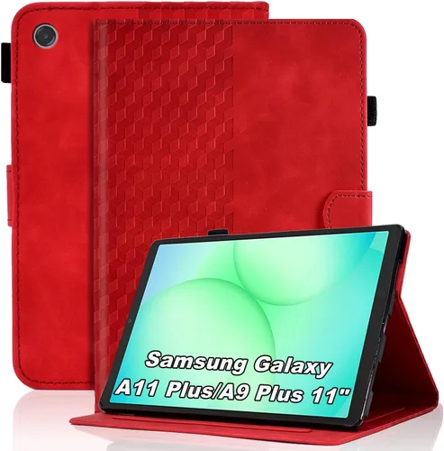Vista 26 de Funda para Samsung Galaxy Tab S6 Lite 2024/2022/2020 de 10.4 pulgadas SM-P620/P625/P610/P613/P615/P619 de piel sintética, funda magnética con Negro