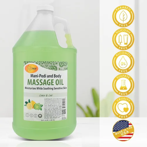 Vista 2 de SPA REDI Aceite profesional de masaje y pedicura, tratamiento transdérmico de alto deslizamiento y tecnología líquida de reparación de la piel