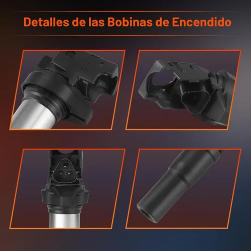 Vista 4 de Juego de 4 bobinas de encendido compatibles con Mini Cooper 2007-2013