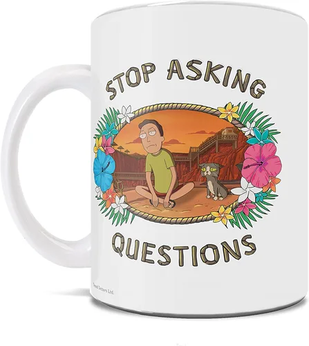 Vista 318 de Trend Setters Friends the Television Show – 25 años – Mercancía oficial – Taza de café o té de cerámica blanca de 11 onzas – perfecta para regalar