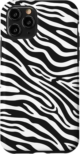 Vista 10 de Funda con estampado de piel animal de cebra para iPhone 15