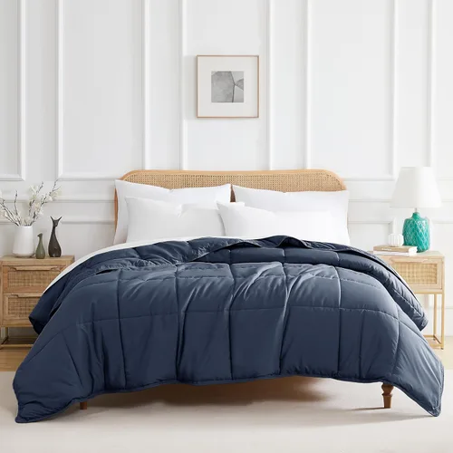 Vista 25 de Edredón ligero Southshore Fine Linens Vilano Springs, Microfibra, Gris Acero, Full/ Queen