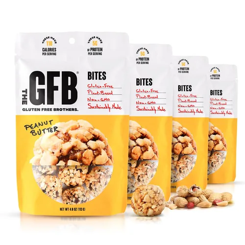 Vista 41 de The GFB Bocaditos de proteína aptos para alérgenos para pastel de cumpleaños, aperitivos sin gluten sin nueces, bolas de proteína a base de plantas