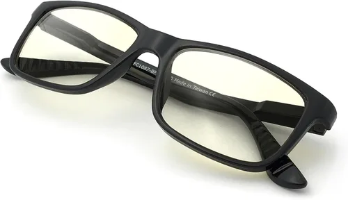 Vista 8 de J+S Vision Blue Light Blocking Glasses for Men Women Computer Gaming Work Anti Strain Fatigue UV Glare Medium-Small Fit